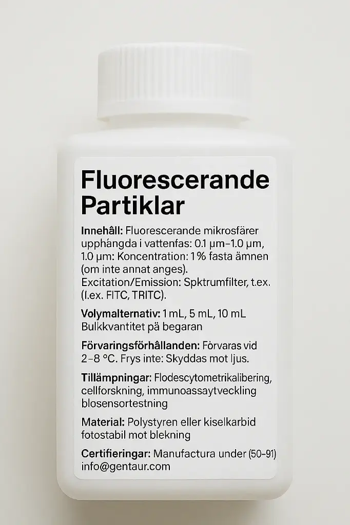 Carboxyl Fluorescent Particles, Pink, 0.5%w/v, 5.0-5.9µm, 2mL