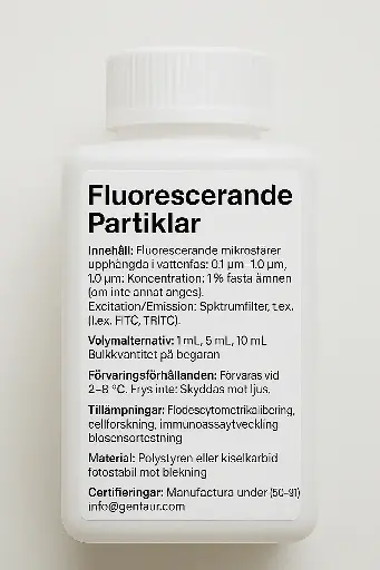 [CFP-5045-2] Carboxyl Fluorescent Particles, Light Yellow, 0.5%w/v, 5.0-5.9µm, 2mL